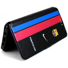 Кожен калъф Flip тефтер Flexi със стойка за Huawei Mate 10 Lite / Honor 9i - FC Barcelona / Nike