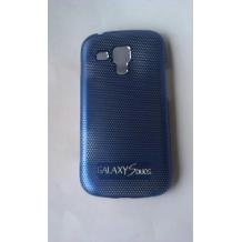 Алуминиев луксозен твърд гръб / капак / Perforated за Samsung Galaxy S Duos S7562 / Samsung S Duos 2 S7582 - син