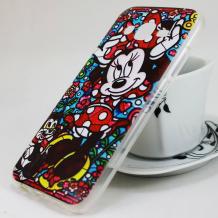 Силиконов калъф / гръб / TPU за Samsung Galaxy J5 J500 - Minnie Mouse / цветен