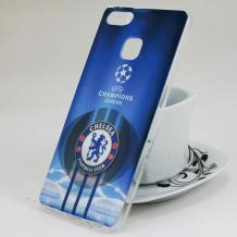 Силиконов калъф / гръб / TPU за Huawei P9 Lite - син / Football Club CHELSEA