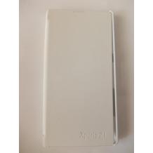 Кожен калъф Flip Cover тип тефтер за Sony Xperia Z1 L39h - бял