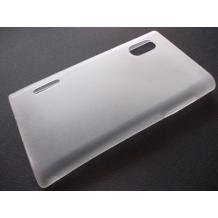 Ултра тънък силиконов калъф / гръб / TPU за LG Optimus L5 E610 - прозрачен / матиран