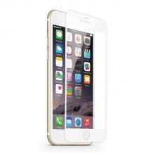 Оригинален извит протектор PET Fullface за дисплей на Apple iPhone 6 / iPhone 6S - бял