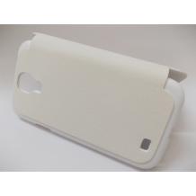 Кожен калъф Flip тефтер за Samsung Galaxy S4 I9500 / I9505 - бял