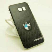 Твърд гръб за Samsung Galaxy S7 Edge G935 - BMW / черен
