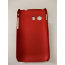 Заден предпазен твърд гръб / капак / с камъни за Samsung Galaxy Y S5360 - червен