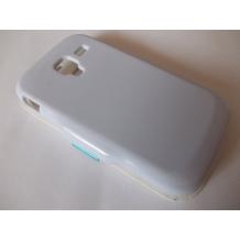 Кожен калъф Flip тефтер S-View за Samsung Galaxy Ace 2 i8160 - бял