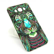 Силиконов калъф / гръб / TPU за Samsung Galaxy J5 2016 J510 - тигър / цветен