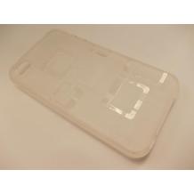 Силиконов калъф / гръб / TPU за Apple iPhone 4 / 4S - прозрачен / куб