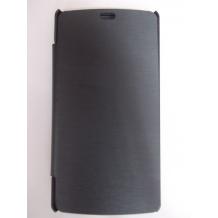 Ултра тънък кожен калъф Flip тефтер за LG Nexus 5 E980 - черен