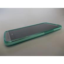 Силиконов гръб / калъф / TPU за HTC One M7 - прозрачен / зелен гланц