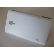 Ултра тънък кожен калъф Flip тефтер за LG Optimus L7 II Dual P715 - бял