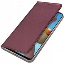 Кожен калъф Magnet Book със стойка за Samsung Galaxy A54 5G - бордо