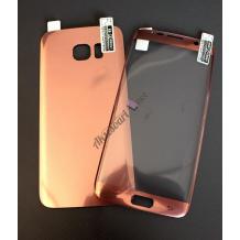 Удароустойчив извит скрийн протектор 360° / 3D Full Cover / за Samsung Galaxy S6 Edge Plus / S6 Edge+ G928 - лице и гръб / Rose Gold