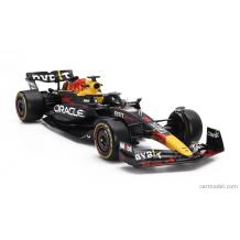 Метална кола Red Bull Racing RB19 Team Oracle Red Bull Racing Max Verstappen Formula 1 World Champion 2023 with standing pilot figure - Bburago 1:24 