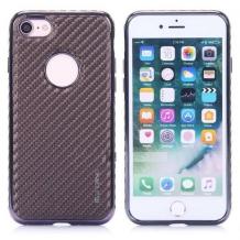 Оригинален гръб G-Case Rider Series за Apple iPhone 7 - кафяв / карбон