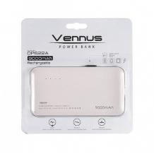 Универсална външна батерия Vennus / Universal Power Bank Vennus / Micro USB Data Cable 9000mAh - бяла
