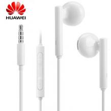 Оригинални стерео слушалки / handsfree / за Huawei Honor 8 - бели