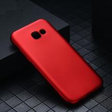 Силиконов калъф / гръб / TPU за Samsung Galaxy A5 2017 A520 - тъмно червен