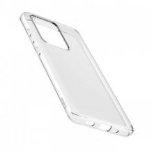 Луксозен силиконов гръб BASEUS Simple Series за Samsung Galaxy S20 - прозрачен