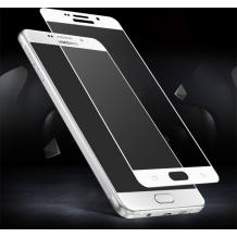 3D full cover Tempered glass screen protector Samsung Galaxy A3 2017 A320 / Извит стъклен скрийн протектор Samsung Galaxy A3 2017 A320 - бял