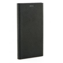 Кожен калъф Bravo Book със стойка за Samsung Galaxy Xcover 4 G390 - черен / Flexi
