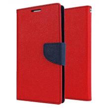 Луксозен кожен калъф Flip тефтер със стойка MERCURY Fancy Diary за Xiaomi RedMi 3S - червен