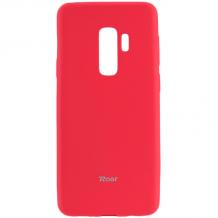 Луксозен силиконов калъф / гръб / TPU Roar All Day за Samsung Galaxy S9 Plus G965 - червен