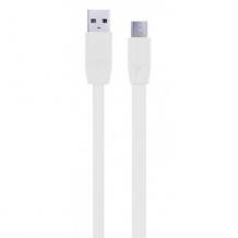 Оригинален USB кабел REMAX FULL SPEED SERIES USB Charging Cable за Apple iPhone 5 / iPhone 5S / iPhone 6 / iPhone 6 Plus / iPhone 7 / iPhone 8 / iPhone 7 Plus / iPhone 8 Plus - бял