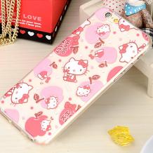 Луксозен ултра тънък силиконов калъф / гръб / TPU Ultra Thin Case за Apple iPhone 5 / iPhone 5S / iPhone SE - Hello Kitty 