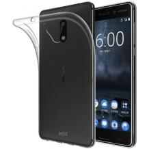 Луксозен силиконов калъф / гръб / TPU KST Touch series за Nokia 6 2017 - прозрачен