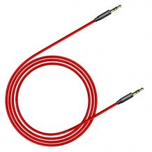 Аудио кабел AUX BASEUS YIVEN M30 3.5мм 1m - черен с червено