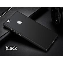 Луксозен твърд гръб за Huawei P10 Lite - черен 