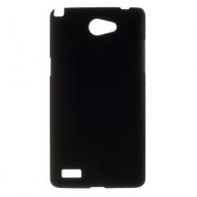 Твърд гръб / капак за LG Bello 2 / LG Bello II / X150 - черен