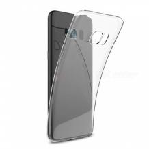 Ултра тънък силиконов калъф / гръб / TPU Ultra Thin за Samsung Galaxy S8 Plus G955 - прозрачен
