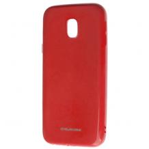 Силиконов калъф / гръб / Molan Cano Glossy Jelly Case за Xiaomi Redmi 8A - бордо / гланц / брокат