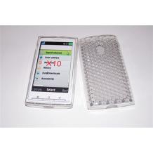 Силиконов гръб ТПУ Diamond за Sony Ericsson Xperia X10 бял