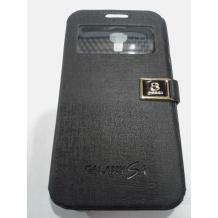 Луксозен кожен калъф Flip тефтер за Samsung Galaxy S4 I9500 / Galaxy S4 I9505 - черен