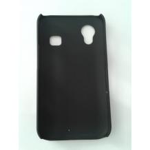 Луксозен предпазен твърд капак /гръб/ за Samsung Galaxy Ace S5830 - черен