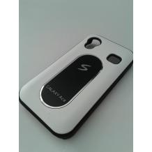 Луксозен предпазен твърд капак /гръб/ за Samsung Galaxy Ace S5830 - бял