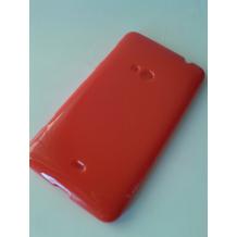 Силиконов калъф / гръб / TPU за Nokia Lumia 625 - червен / гланц