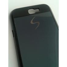 Заден предпазен твърд гръб / капак / за Samsung Galaxy Note 2 N7100 / Note II N7100 - черно и сребристо