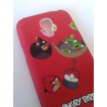 Силиконов калъф / гръб / TPU за Samsung Galaxy S4 Mini I9190 / I9192 / I9195 -  Angry Birds / червен