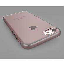 Луксозен ултра тънък силиконов калъф / гръб / TPU TOTU Design / Soft за Apple iPhone 7 Plus - сив / прозрачен