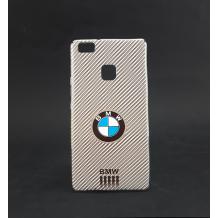 Твърд гръб за Huawei P9 Lite - сив карбон / BMW