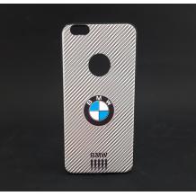 Ултра тънък силиконов калъф / гръб / TPU Ultra Thin за Apple iPhone 6 Plus / iPhone 6S Plus - сив карбон / BMW