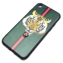 Луксозен твърд гръб за Apple iPhone 7 / iPhone 8 - зелен / Tiger
