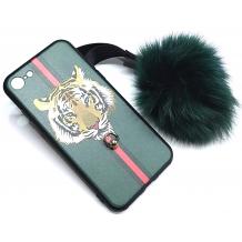 Луксозен твърд гръб за Apple iPhone 7 / iPhone 8 - зелен / Tiger