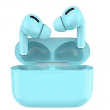 Безжични Bluetooth слушалки Apple AirPods Pro / handsfree / - сини