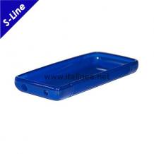 Силиконов калъф / гръб / TPU S-Line за Nokia 206 - син S-Case